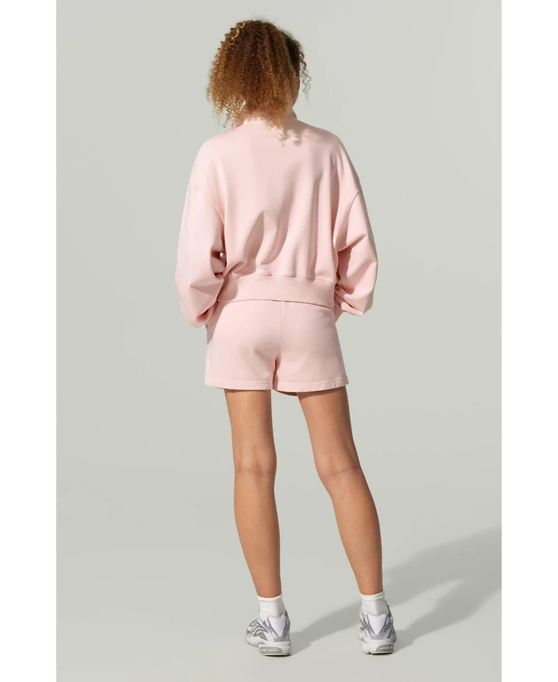 Lilysilk Silkerry Oversized Heirloom '89 Zip Stand Collar Jacket