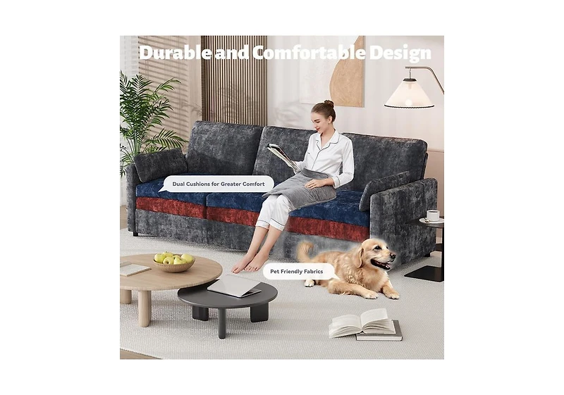 Aecojoy 89" Sofa Couch for Living Room