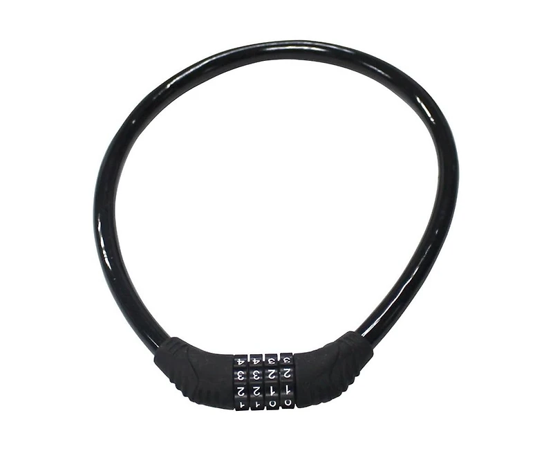 Batfox Bike Lock with 4-Digit Adjustable Combination Cable , 2Ft x 1/2 Inch