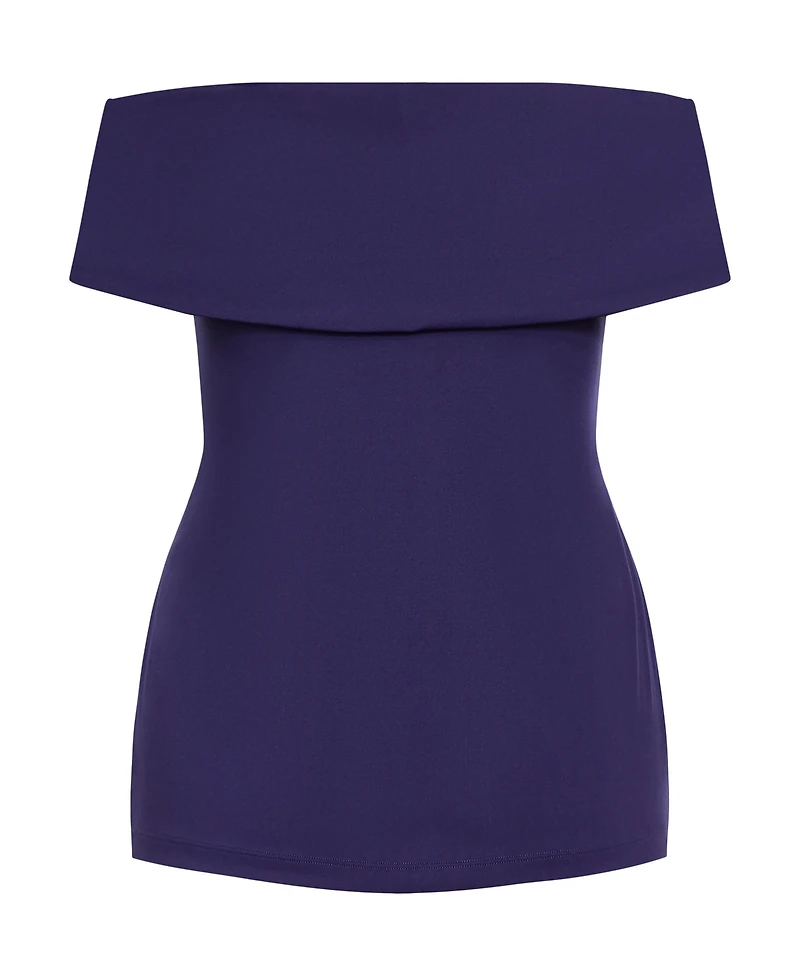 City Chic Women's Mischa Print Top