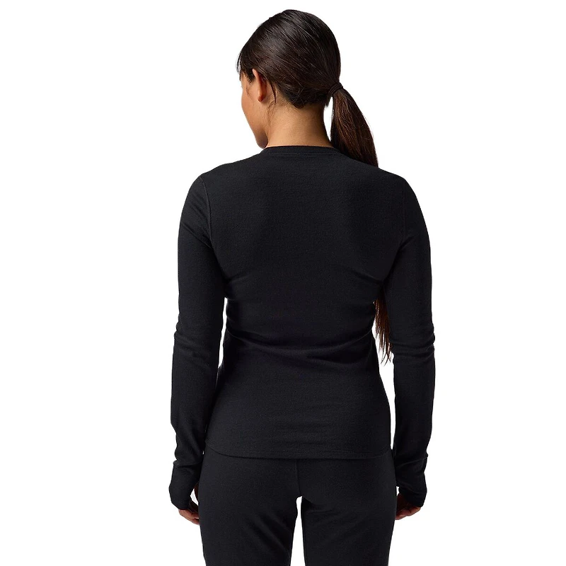 Backcountry Women's Cedars Rws Merino Mid-Wt Baselayer Crew Top Midweight Long Underwear Tops