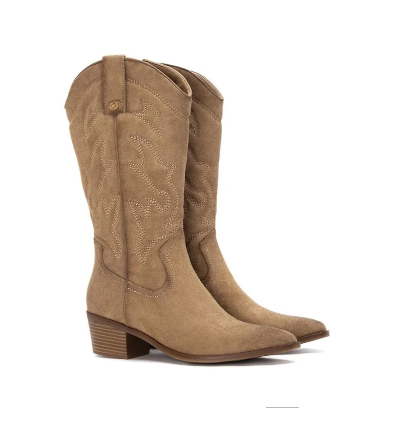 Xti Women's Suede Italian Western Boots