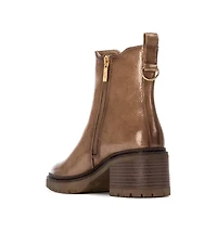 Xti Women's Patent Leather Heeled Chelsea Booties