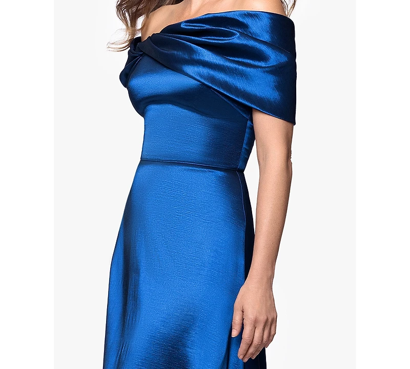 Betsy & Adam Women's Off-The-Shoulder Dress