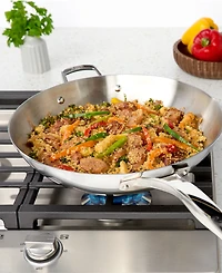 Calphalon Premier Stainless Steel 13" Wok