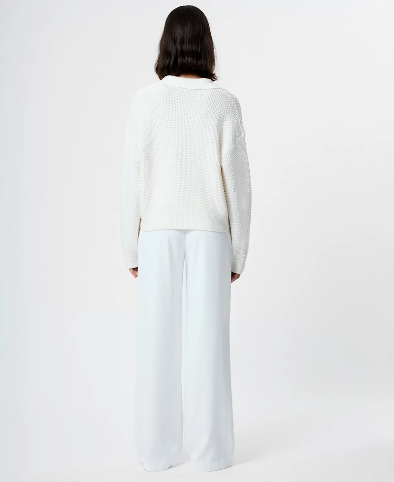 French Connection Women's Collared Pull-On Sweater