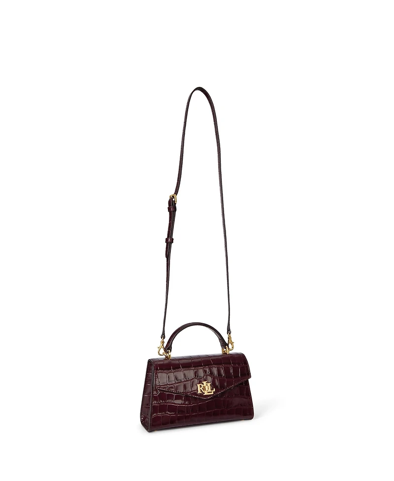 Lauren Ralph Lauren Embossed Farrah Small Satchel Bag