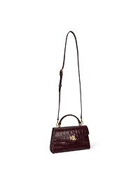 Lauren Ralph Lauren Embossed Farrah Small Satchel Bag
