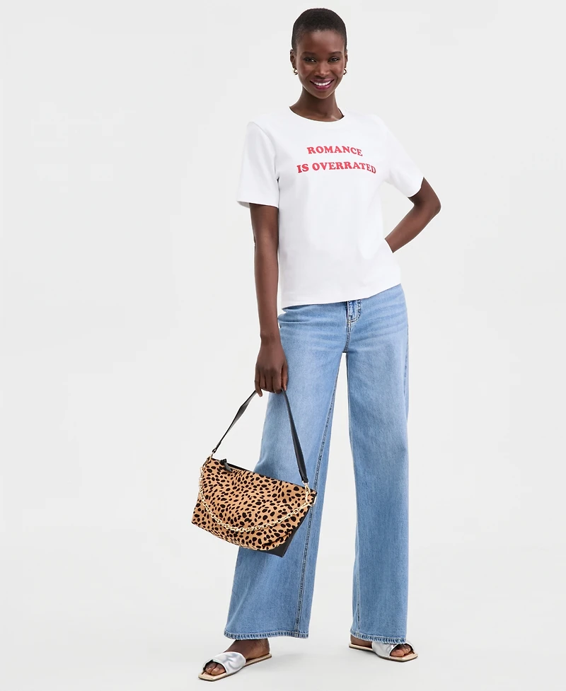 On 34th Women's Knit Romance Is Overrated T-Shirt, Macy's Exclusive