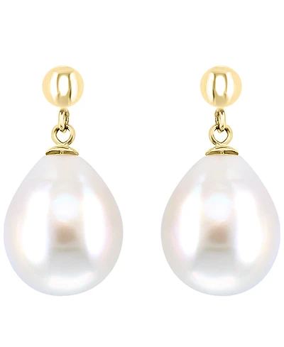 Effy Collection Freshwater Pearl (12mm) Earrings in 14k Yellow Gold