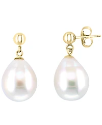 Effy Collection Freshwater Pearl (12mm) Earrings in 14k Yellow Gold