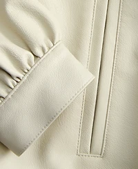 On 34th Women's Femme Cropped Faux Leather Jacket, Macy's Exclusive
