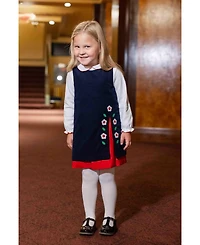 Florence Eiseman Baby Girls Corduroy Jumper With Flowers