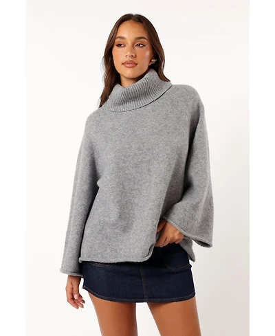 Petal and Pup Women's Bindy Cowlneck Knit Sweater