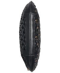 Donna Karan New York Baldwin Woven Grommet Shoulder Bag