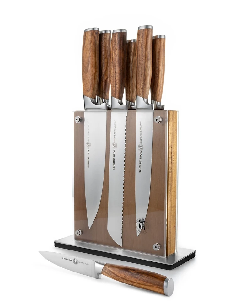 Schmidt Brothers Zebra Wood 7-Pc. Knife Block Set