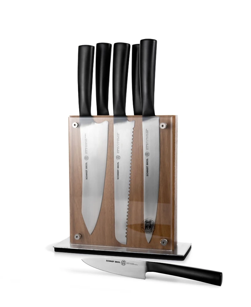 Schmidt Brothers Carbon 6, 7-Pc. Knife Block Set