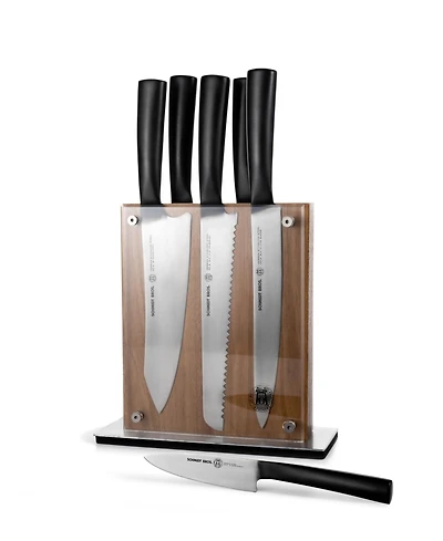 Schmidt Brothers Carbon 6, 7-Pc. Knife Block Set