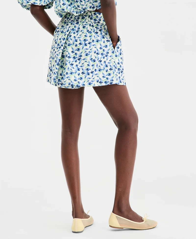 On 34th Women's Ditsy Floral Pull-On Shorts, Macy's Exclusive