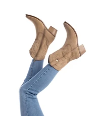 Xti Women's Suede Italian Western Booties