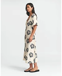 St Mrlo Women's St Marlo Palm Midi Dress