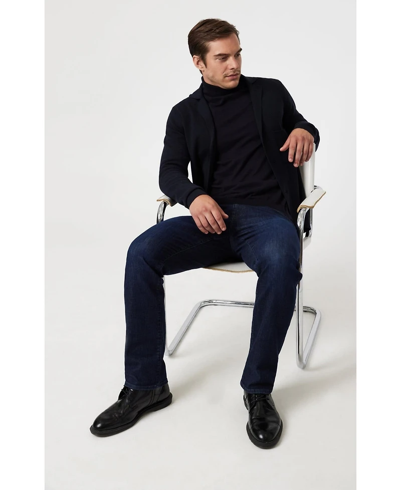 Mavi Jeans Men's Zach Straight Leg Rinse Austin