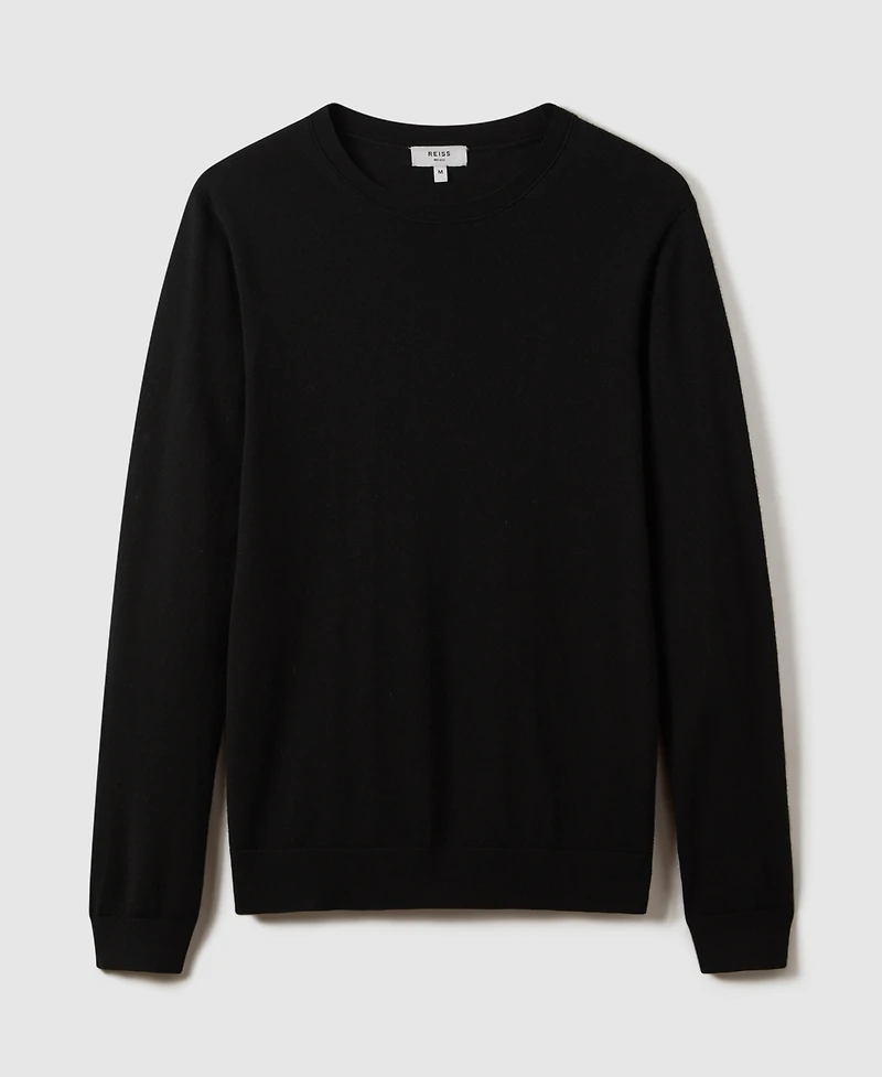 Reiss Men's Merino Wool Crew Neck Sweater