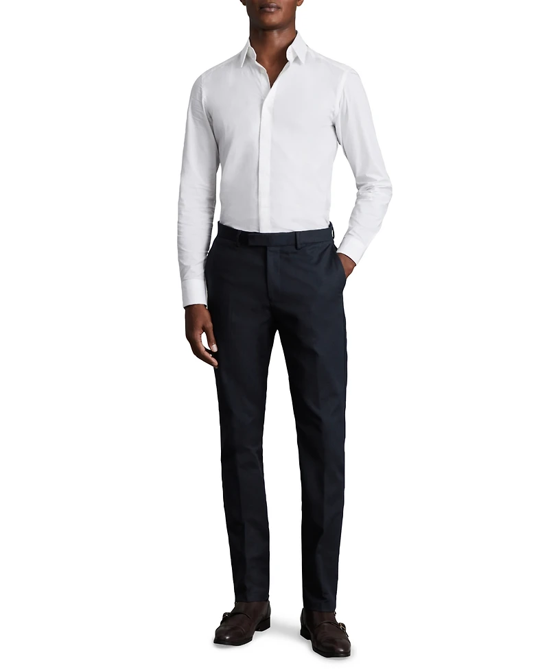 Reiss Men's Slim Fit Cotton Blend Pants