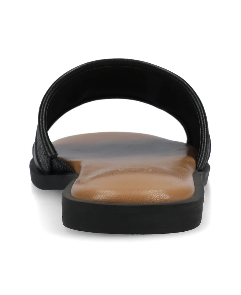 Journee Collection Women's Priya Open Toe Slip On Heels