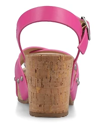 Journee Collection Womens Valentina Comfort System Ankle Strap Platform Dress Sandals