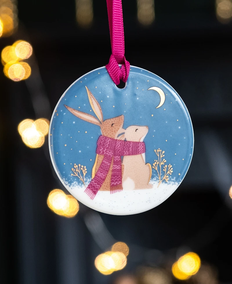 Portmeirion Sara Miller Woodland Tales Christmas Decorations, Set of 3