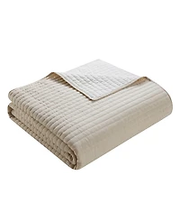 Vcny Home Embroidered Pick Stitch Microfiber 3-Pc. Quilt Set, Full/Queen