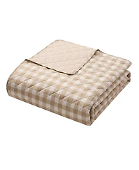 Vcny Home Gingham Microfiber 2-Pc. Quilt Set, Twin
