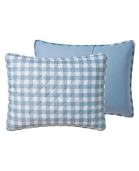 Vcny Home Gingham Microfiber 3-Pc. Quilt Set