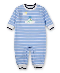 Florence Eiseman Baby Boys Stripe Knit Longall With Melting Snowman