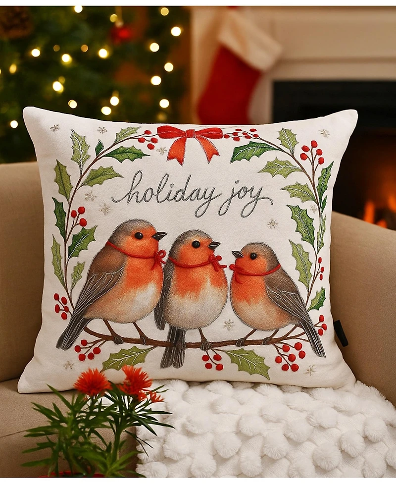 Vibhsa Alpine Holiday Decorative Pillow, 20" x