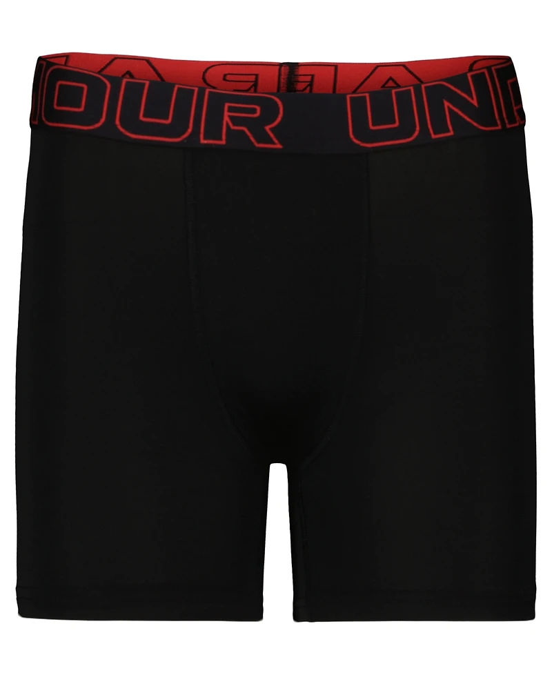 Under Armour Boys 7-20 Boxerjock Solid Boxer Briefs, 3-Pack