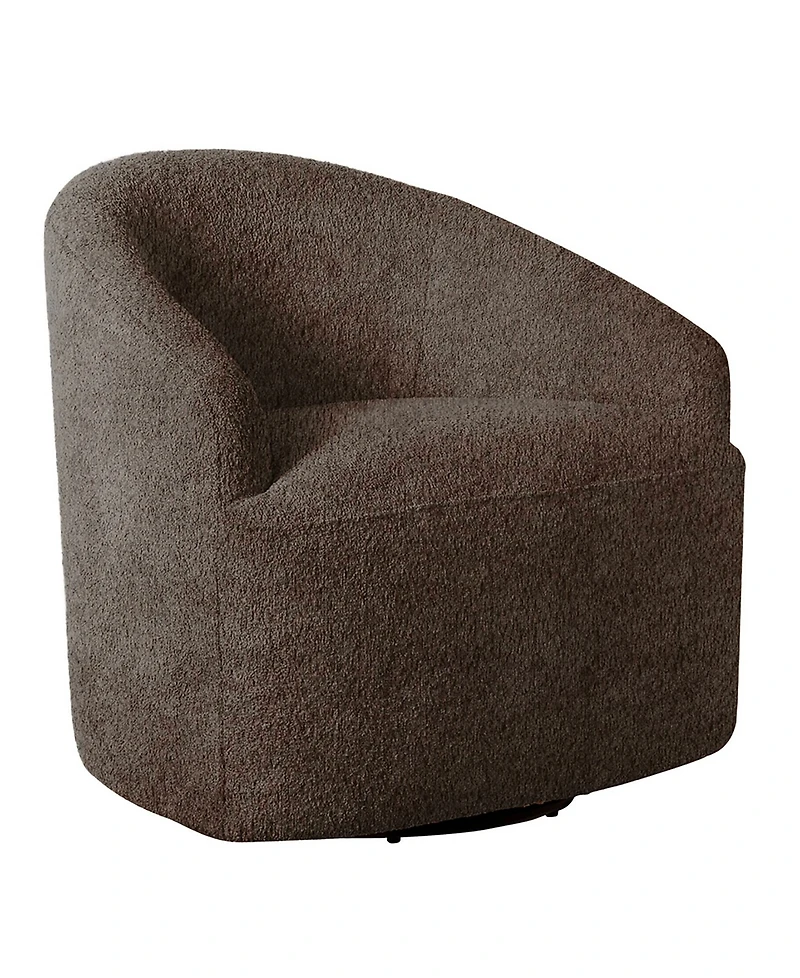 Ink+Ivy 30" Boucle Upholstery 360 Degree Swivel Chair