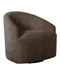 Ink+Ivy 30" Boucle Upholstery 360 Degree Swivel Chair