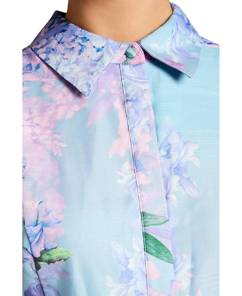 Coast Women's Collared Wide Leg Belted Jumpsuit