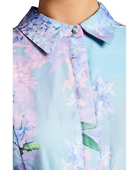 Coast Women's Collared Wide Leg Belted Jumpsuit