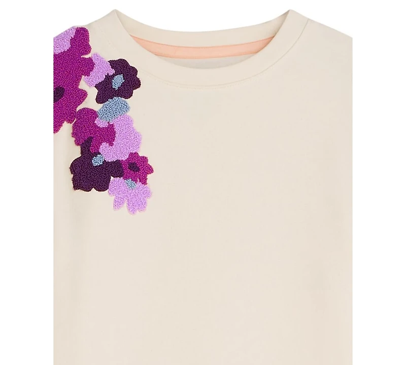 Scotch & Soda Girls 7-16 Fashion Long-Sleeve Pull-On Sweatshirt