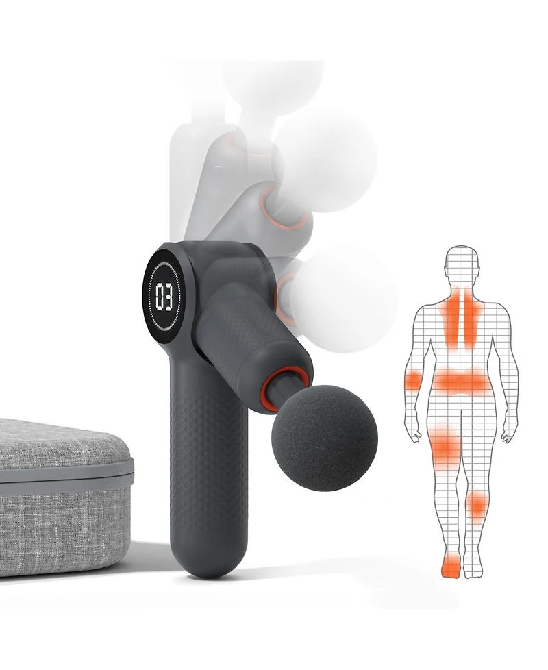 Sharper Image Powerboost Flex Pivot Percussion Massager