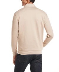 Weatherproof Vintage Men's Long Sleeve Mixy Quarter Zip Sweater