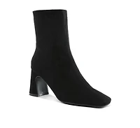 Dimri Square Toe Microfiber Ankle Boots Women