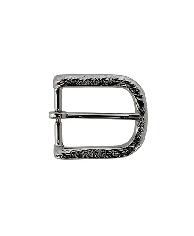 Trafalgar Men's 30mm Italian Rippled Textured Solid Brass Harness Belt Buckle