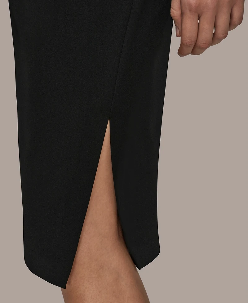 Donna Karan New York Petite Collared Midi Sheath Dress