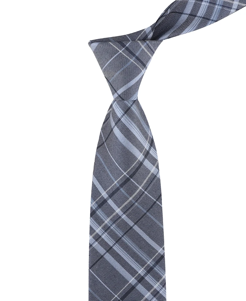 Calvin Klein Men's Theodore Plaid Pattern Tie
