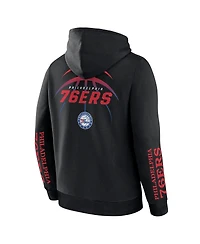 Fanatics Men's Black Philadelphia 76ers Legacy Guard Pullover Hoodie