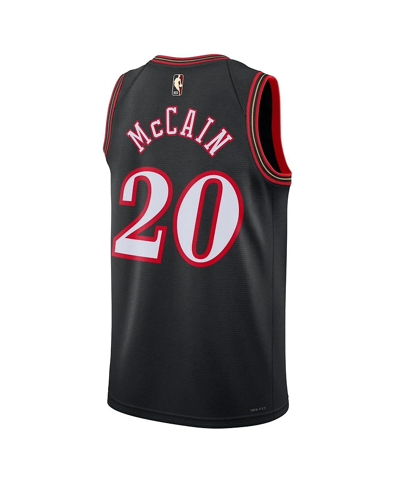 Nike Men's and Women's Tyrese Maxey Black Philadelphia 76ers Swingman Jersey